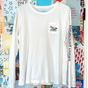 Girls soccer long sleeve vineyard vines shirt size medium